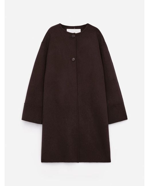 ARKET Black Cape Doublé Coat