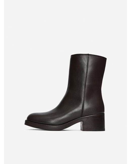 ARKET Blue Chunky Ankle Boots