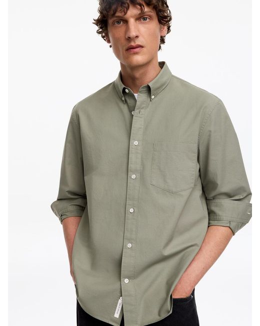 ARKET Gray Regular Oxford Shirt for men