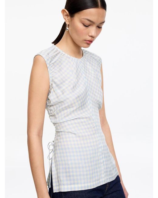 ARKET White Drawstring Top
