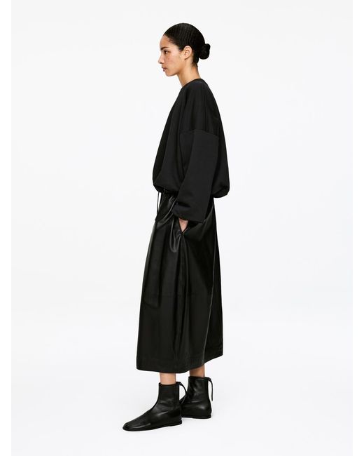 ARKET Black Balloon Sweatshirt