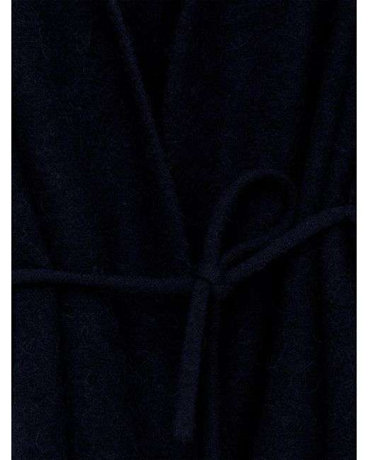 ARKET Blue Alpaca-Wool Blend Cardigan