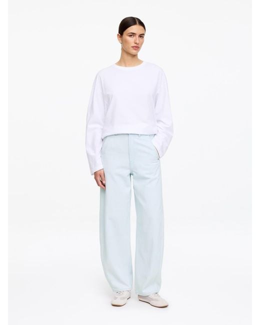 ARKET White Barrel-Leg Jeans