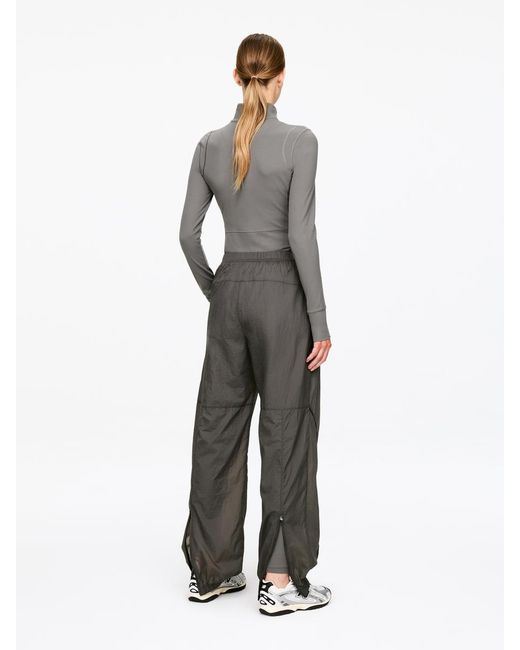 ARKET Gray Sheer Ripstop Trousers