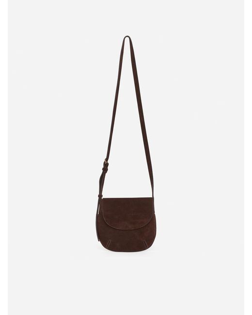 ARKET Black Split Suede Crossbody Bag