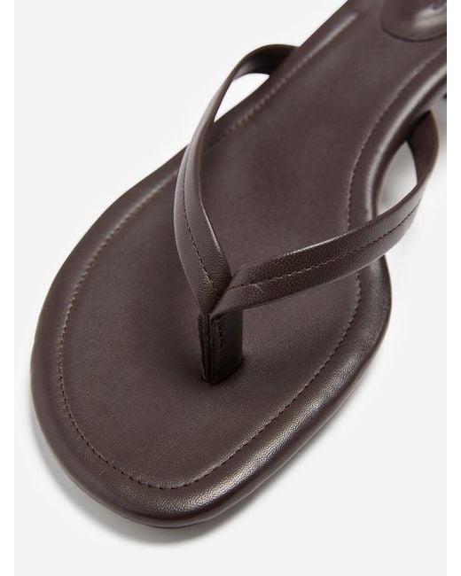 ARKET Purple Kitten-Heel Flip Flops