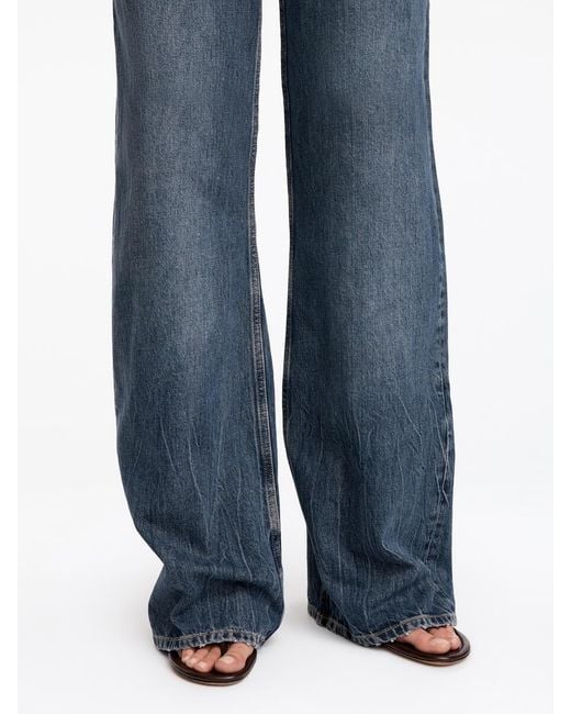ARKET Blue Elm Low Flared Jeans