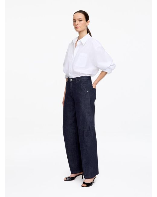 ARKET Blue Pine Relaxed Barrel Jeans