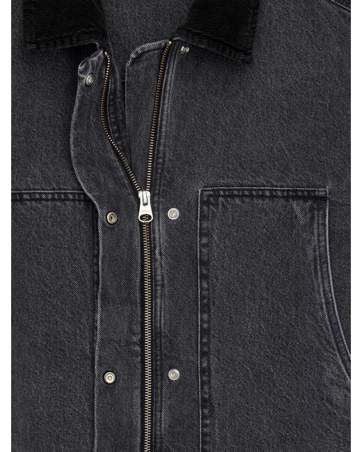 ARKET Black Cotton Canvas Jacket