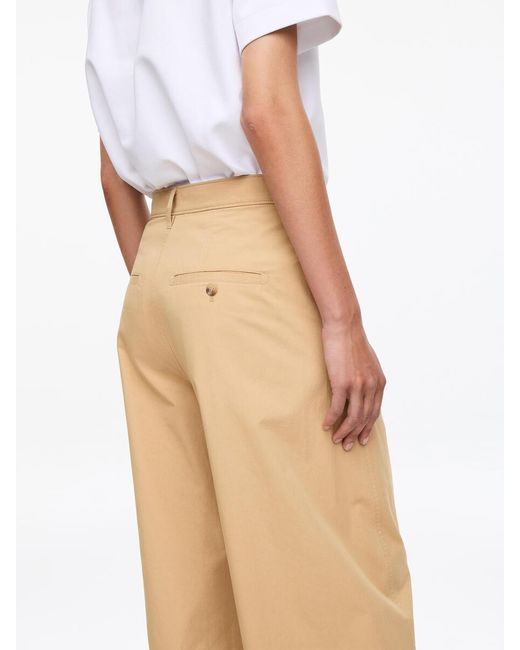 ARKET White Barrel-Leg Trousers