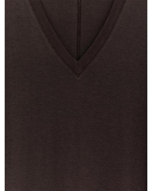 ARKET Black Lyocell-Cotton Tunic Top