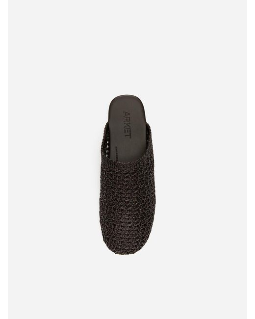 ARKET Natural Crocheted Slippers