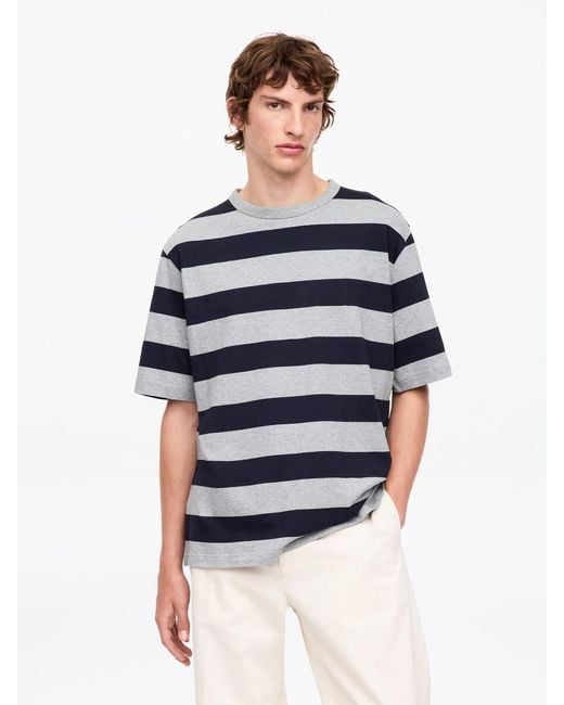 ARKET Blue Relaxed T-Shirt for men