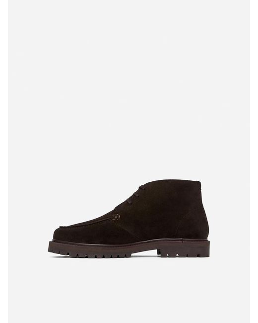ARKET Chukka Boot Aus Veloursleder in Brown für Herren