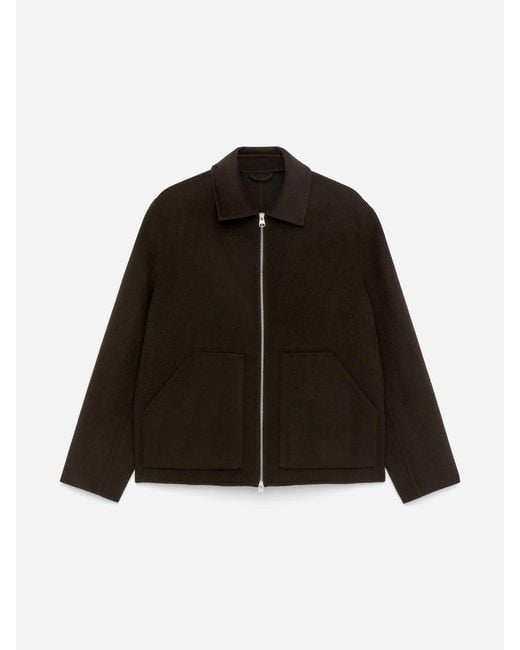 ARKET Black Double-Face Wool Blend Jacket for men