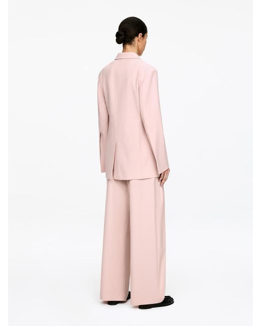 ARKET Pink Single-Breasted Blazer