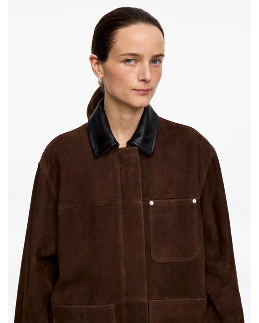 ARKET Brown Suede Jacket