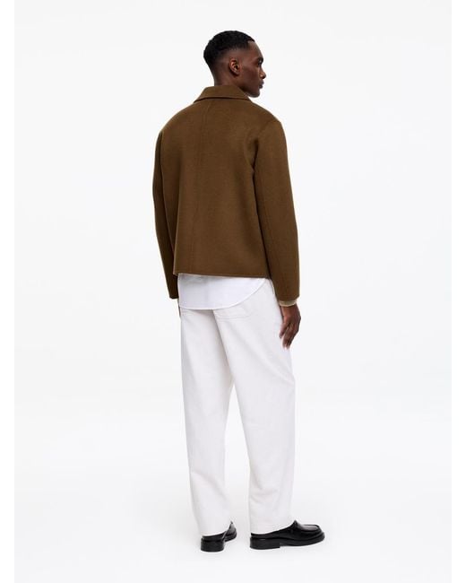 ARKET White Wool Doublé Jacket for men