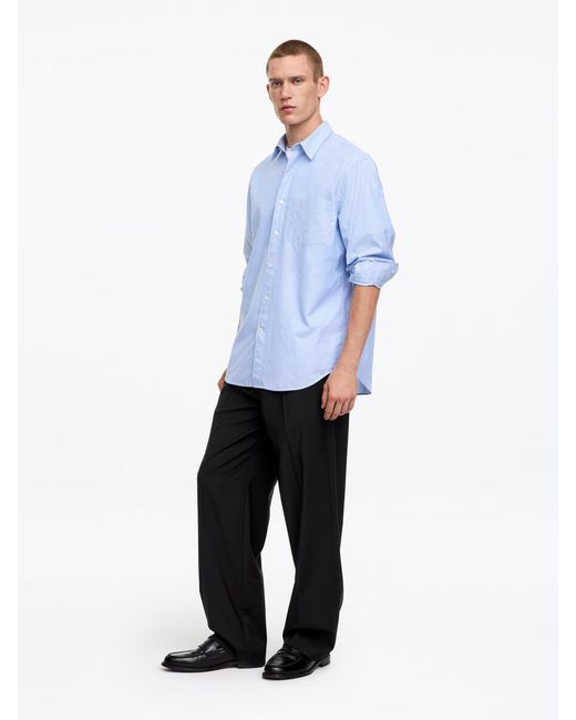 ARKET Black Wide Pull-On Trousers for men