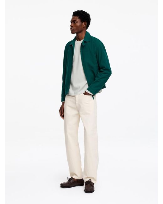 ARKET White Relaxed Cotton Blend Jumper for men