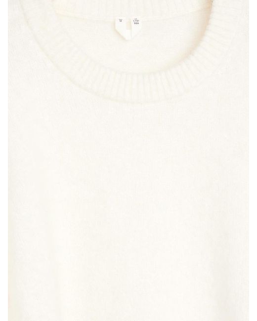 ARKET White Alpaca-Wool Blend Jumper