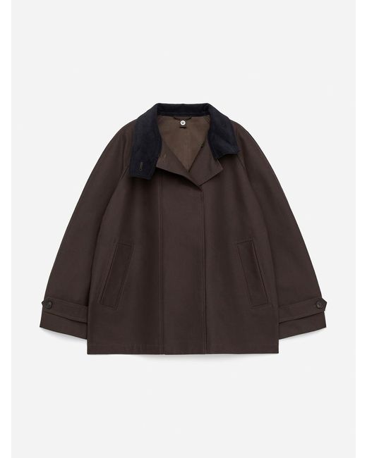 ARKET White Corduroy-Collar Jacket
