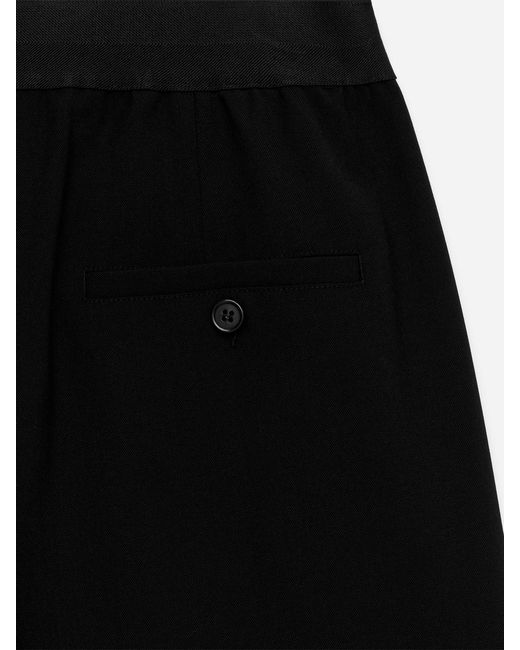 ARKET White Elastic-Waist Twill Trousers
