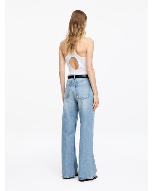 ARKET Blue Lupine Flared Jeans