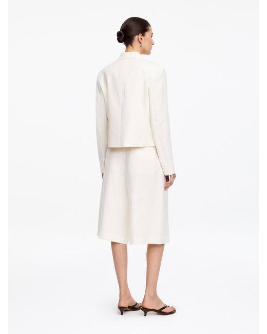 ARKET White Linen Blazer