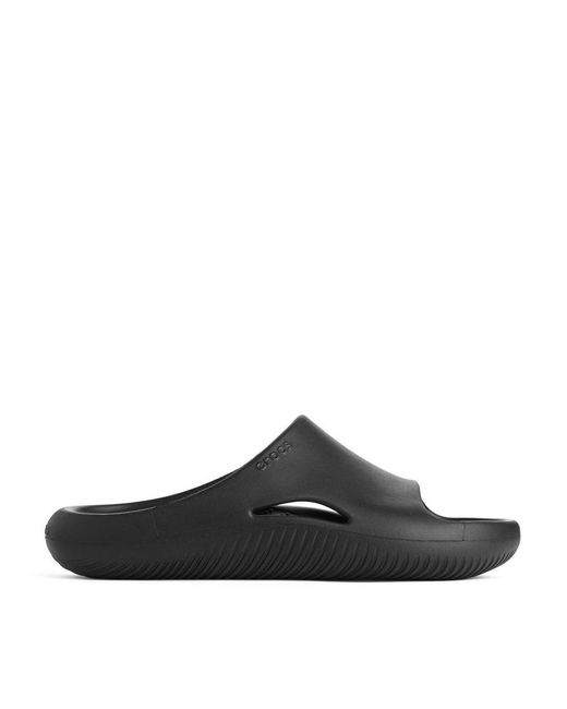 ARKET Black Crocs Mellow Recovery Slides