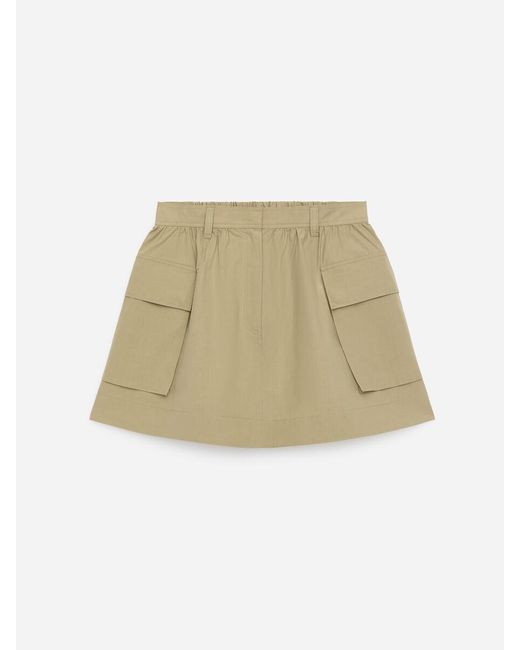 ARKET Natural Cotton Utility Skirt