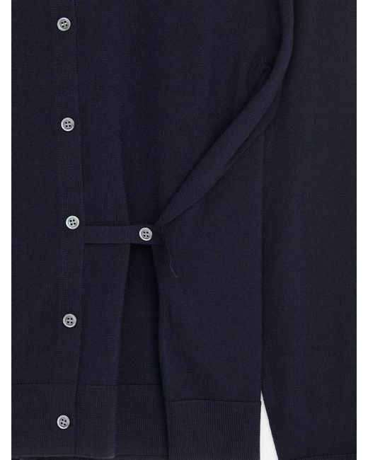 ARKET Blue Merino Wool Cardigan