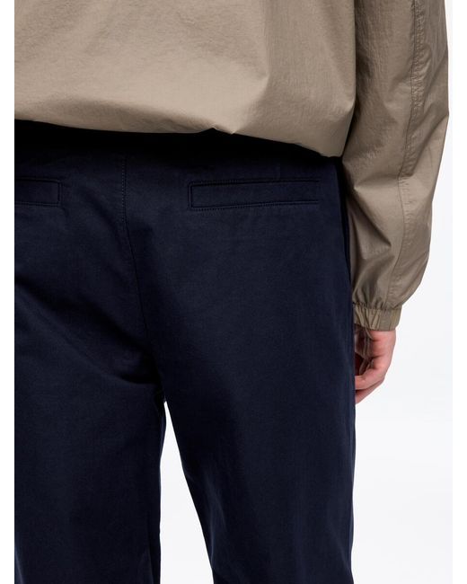 ARKET Blue Wide-Fit Workwear Chinos for men