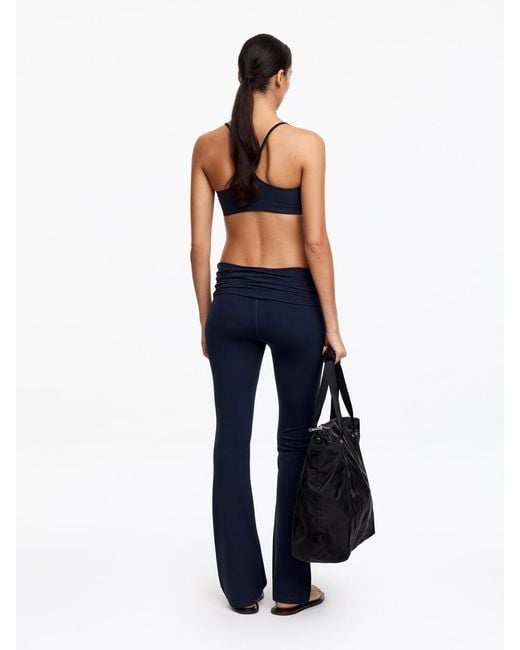 ARKET Blue Flared Leggings