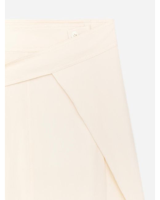 ARKET White Wrap-Front Tailored Trousers