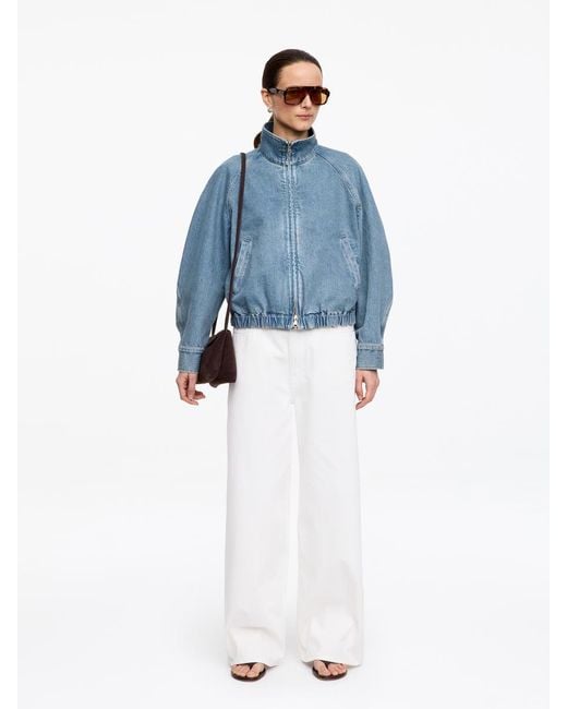 ARKET Blue Short Denim Jacket