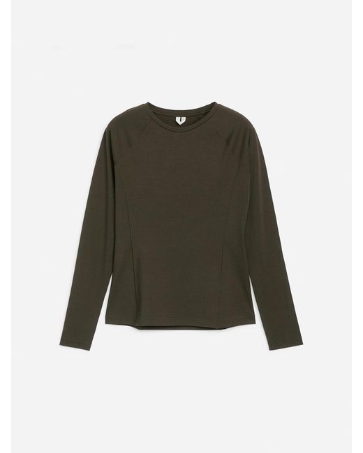 ARKET Green Active Long-Sleeve Top