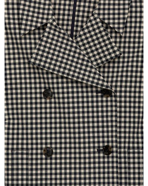 ARKET Gray Double-Breasted Blazer