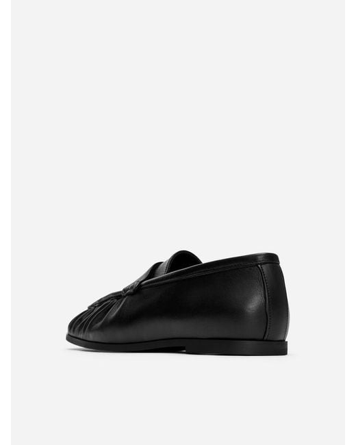 ARKET Blue Soft Leather Loafers