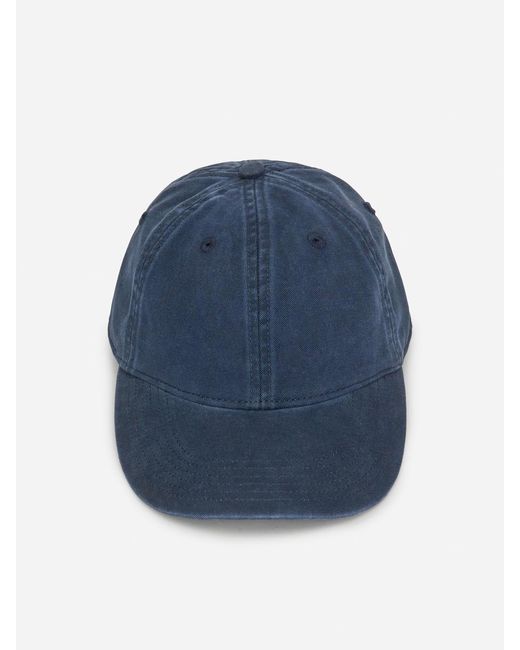 ARKET Blue Washed Cotton Cap for men