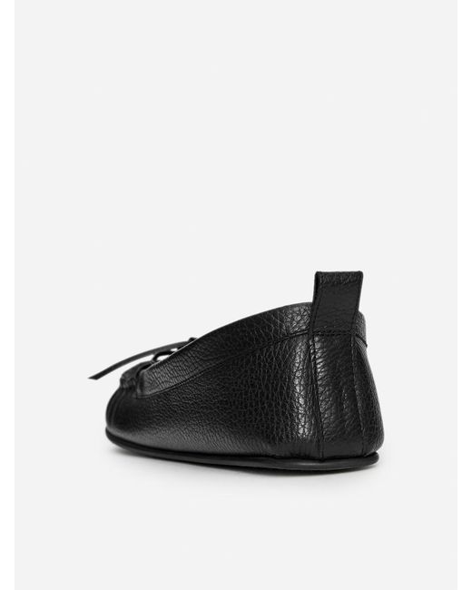 ARKET Black Moccasin Leather Loafers