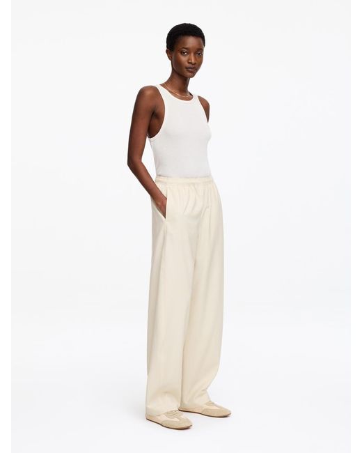 ARKET White Relaxed Trousers
