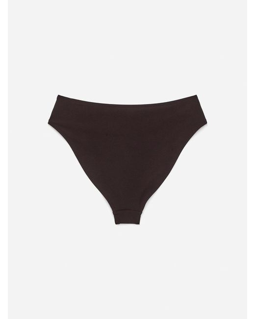 ARKET Black Mid-Waist Bikini Briefs