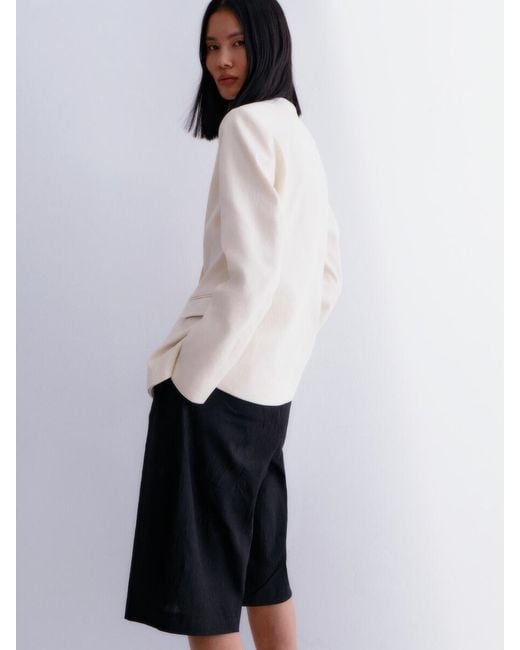 ARKET Natural Linen-Blend Blazer