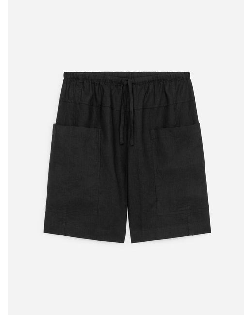 ARKET White Linen Shorts
