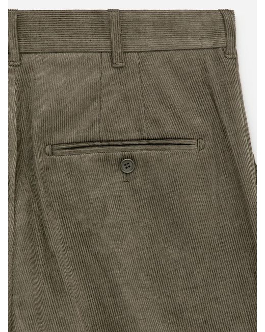 ARKET Green Relaxed Corduroy Trousers for men
