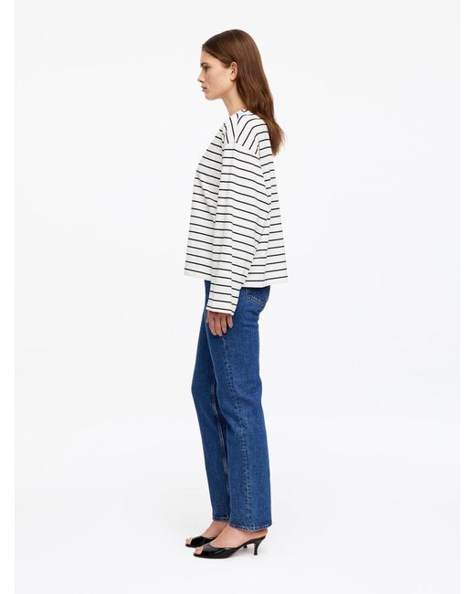 ARKET White Long-Sleeve T-Shirt