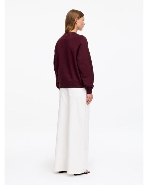 ARKET Red Terry Sweatshirt