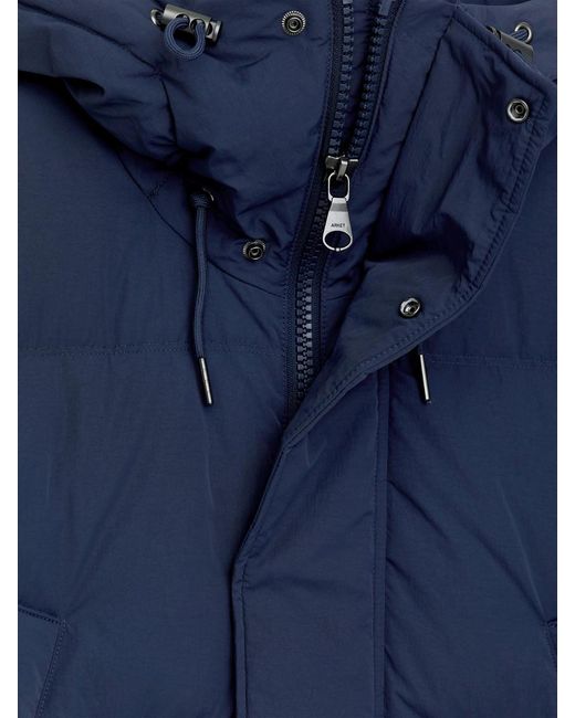 ARKET Blue Upcycled Down Expedition Jacket for men