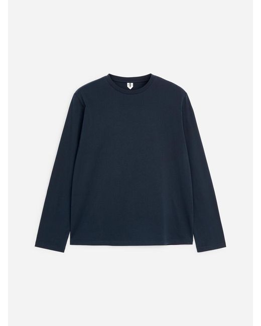 ARKET Blue Regular Long-Sleeve T-Shirt for men